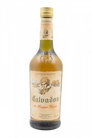 Кальвадос Calvados de Maitre Pierre золотистый, 0.7л