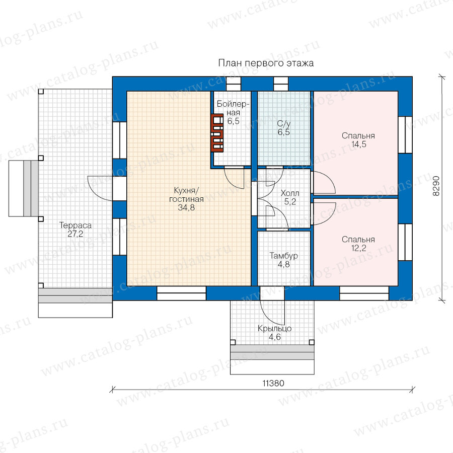 Пример дома-прямоугольника