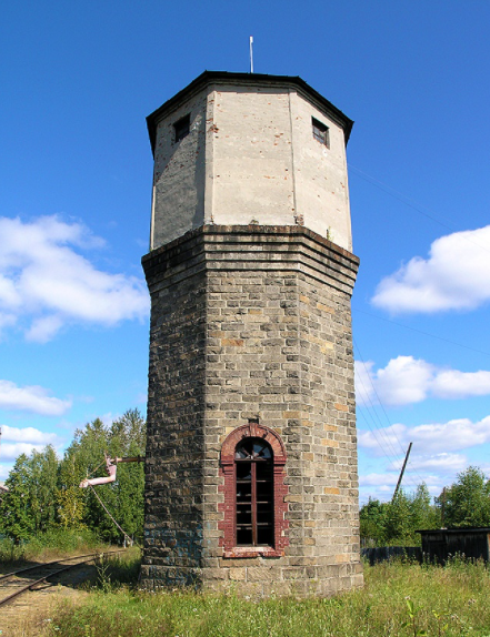 Водонапорная башня в городе Верхотурье