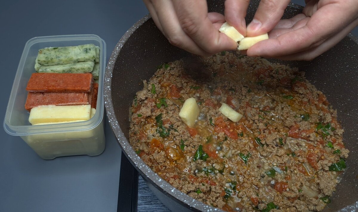 Рецепт сытной лазаньи с фаршем на 8 порций