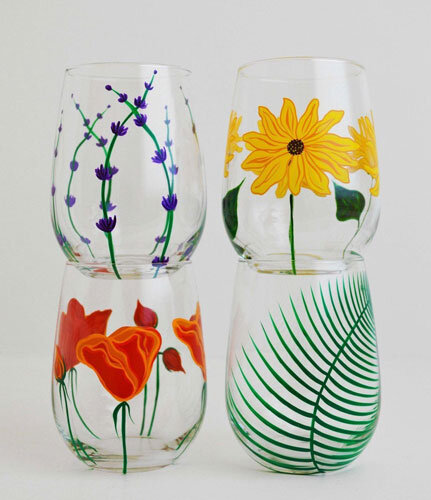 Ручная роспись вазы: 3 мастер-класса и 45 идей декора