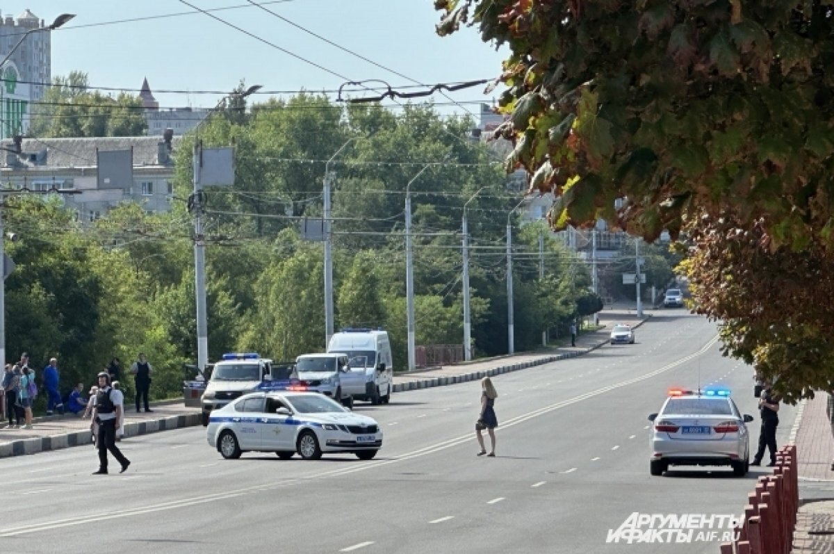    Центр Брянска днем 31 августа перекрыт.