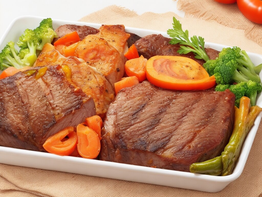 Тушеное мясо с овощами