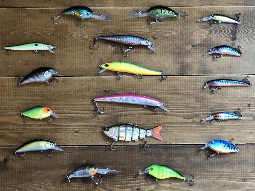 Основные модели воблеров, которые прислал производитель