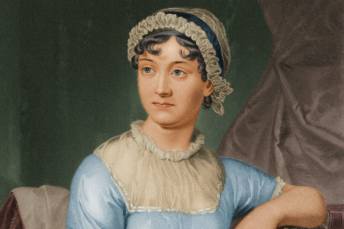 Портрет Джейн Остин, фрагмент. Источник: https://www.grazia.it