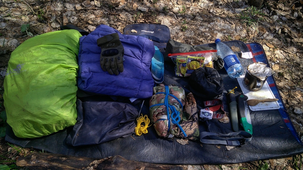 Содержимое рюкзака.. 