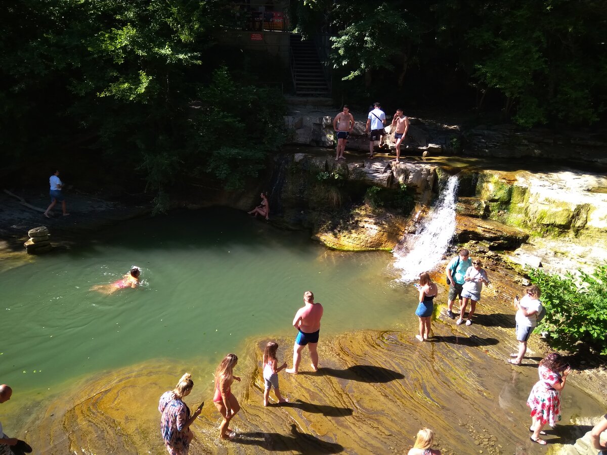 водопады на реке жане