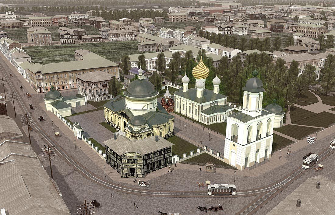 Церковь Иконы Божией Матери Толгская и Церковь Троицы Живоначальной Власьевского прихода