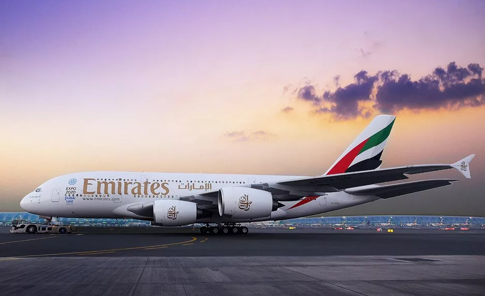 Airbus A380 компании Emirates 