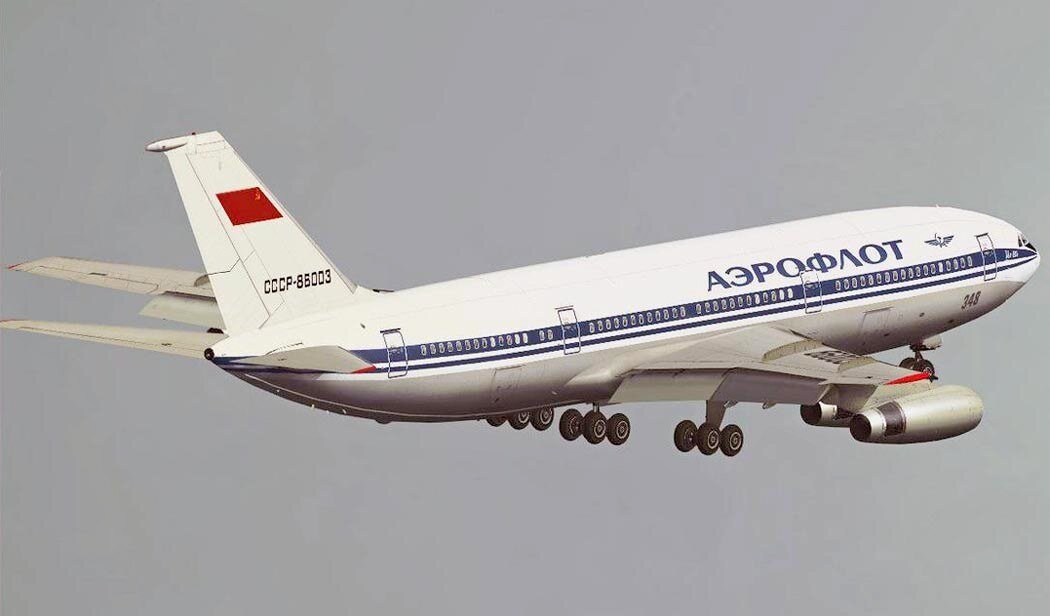 Ил-86 - самый массовый отечественный широкофюзеляжный самолёт