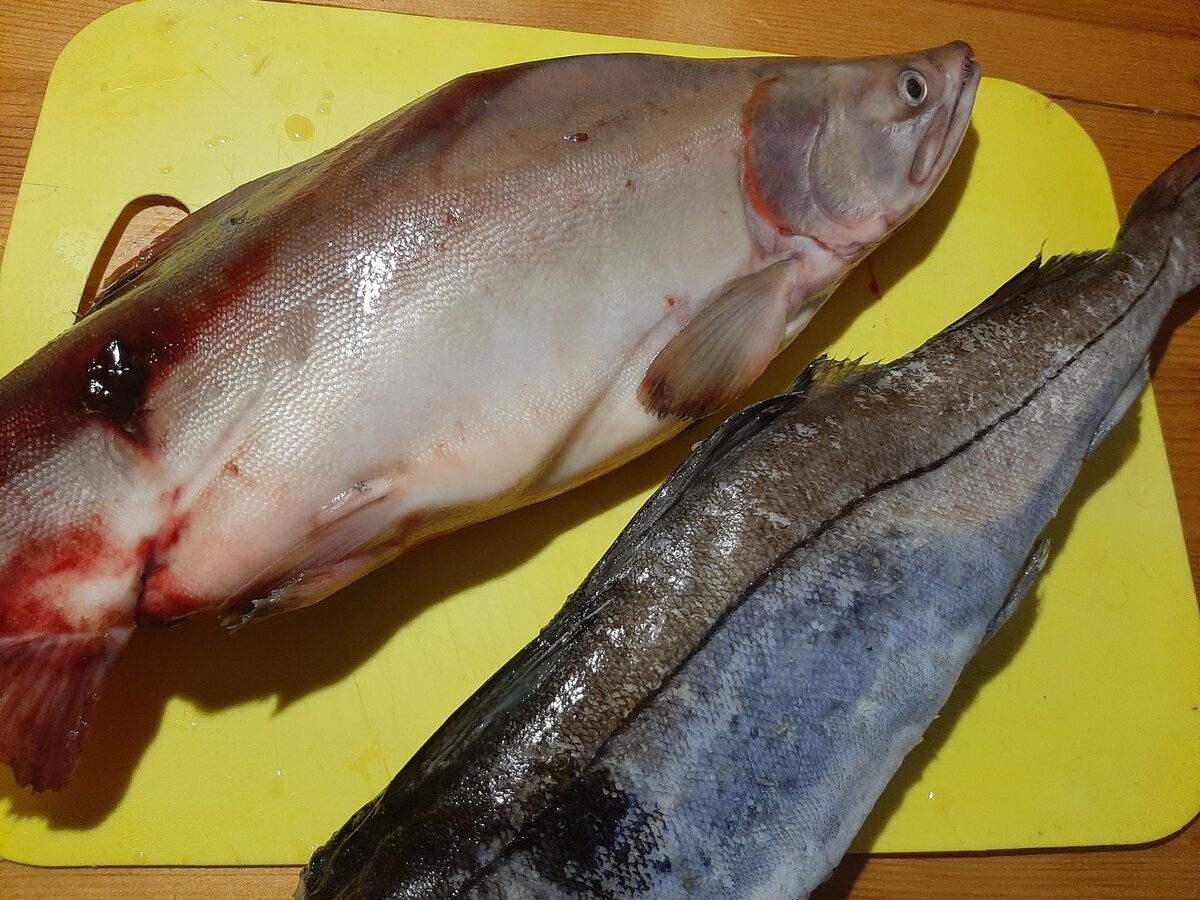 Обе рыбки мелко чешуйчатые, поэтому очистка не требует лишних сил и нервов