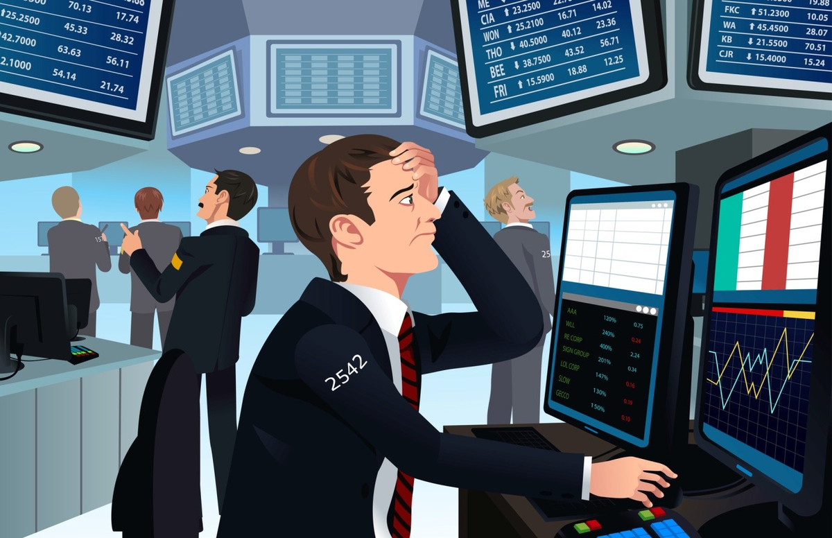 Игры брокеры. Акции торговля на бирже. Трейдер на бирже. Фондовая биржа иллюстрации. Фондовый рынок иллюстрация.