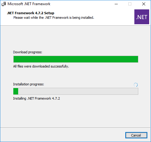 Установить net framework 2. Установить net Framework 4.7.2.