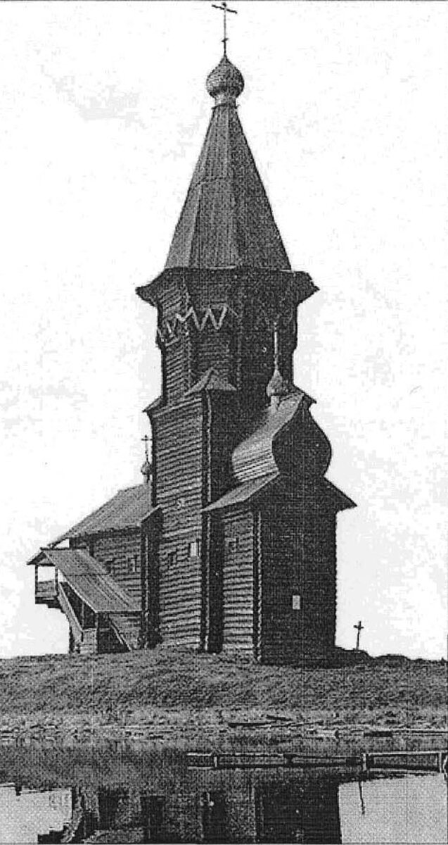 Церковь Успения. Село Кондопога. Карелия. 1774 г.(Источник: http://m-der.ru/store/10006298/10006335/10006344/10007272/)