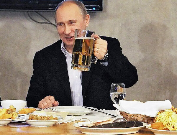 Какое оно - любимое пиво Путина?
