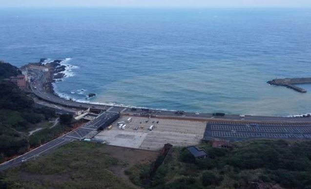 Повышение уровня моря у завода Shuinandong, также известного как остатки 13 уровней