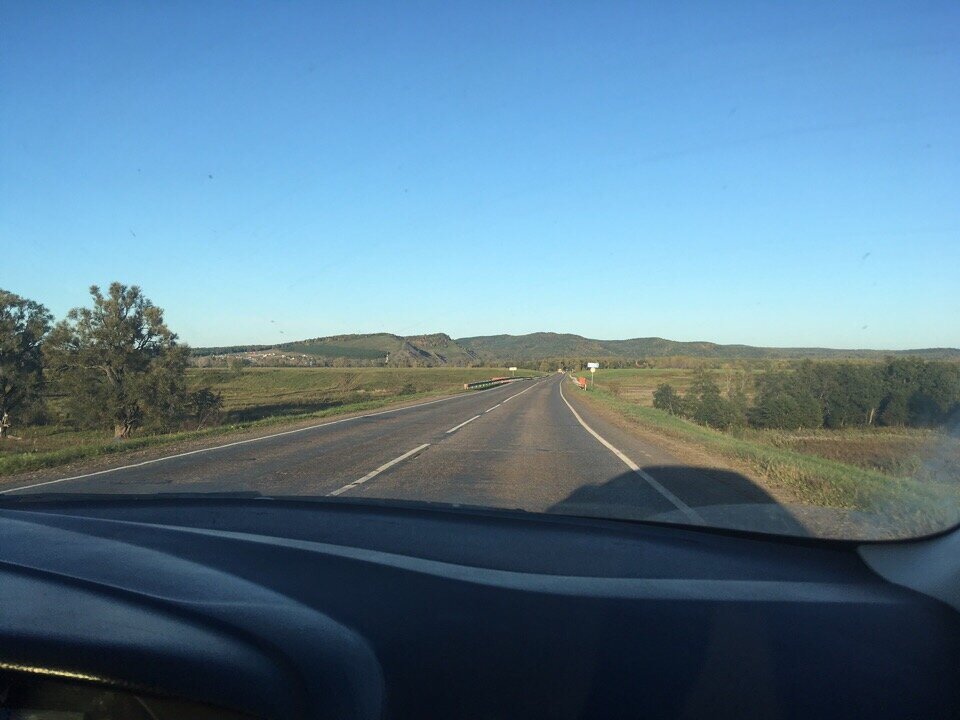 Подъезжаем к горам