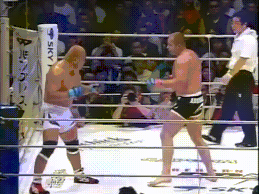 Потрясенный Федор в поединке с Казуюки Фуджитой