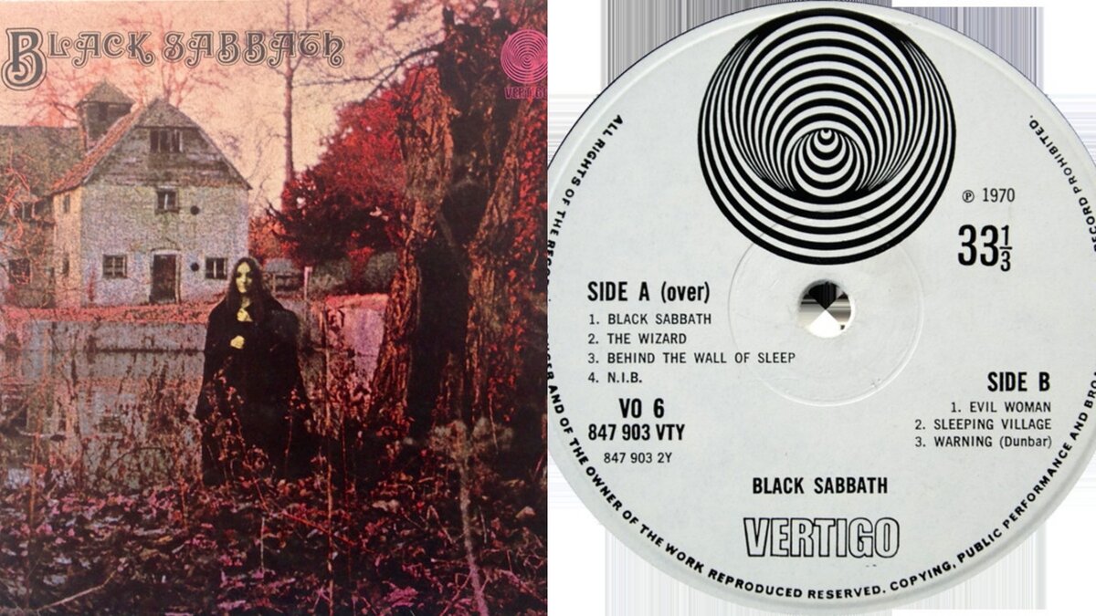 Обложка пластинки «Black Sabbath». www.discogs.com