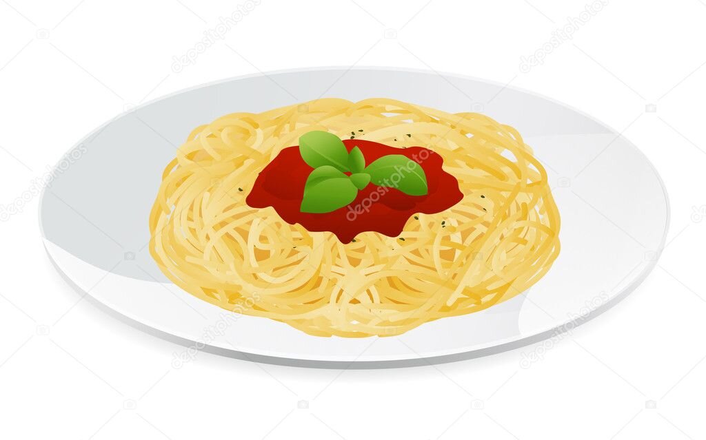 Как нарисовать макароны с сыром