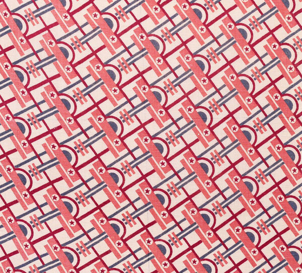 Ситец с рисунком «Самолеты», 1929.