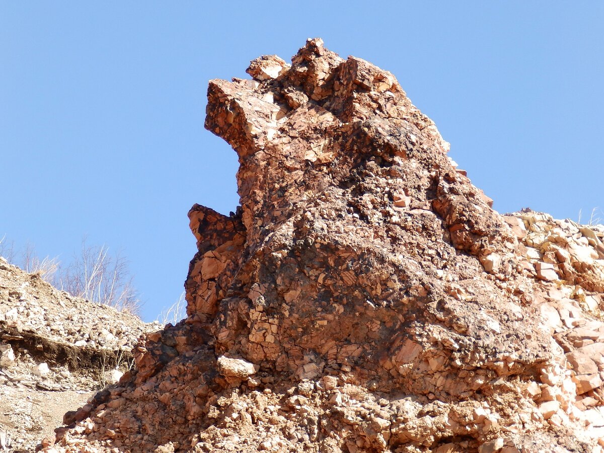 Голова чудовища на Дальних горах.