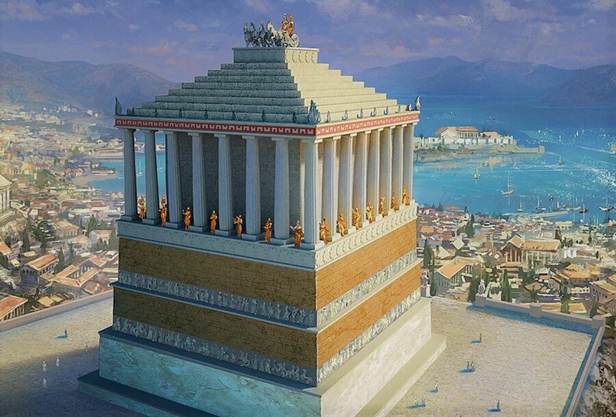 Наверное, так выглядел Галикарнасский мавзолей.