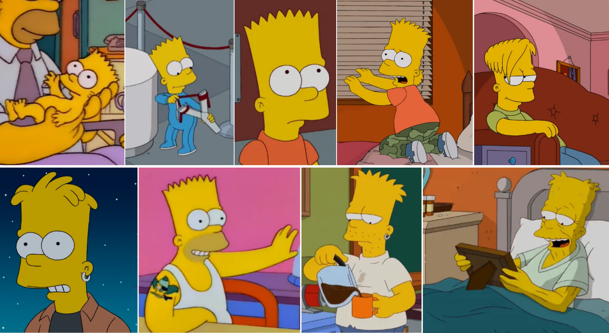 симпсоны сестра барта и лизы. барт симпсон. барт поменялся местами. барт симпсон тинейджер. барт симпсон и милхаус 18.