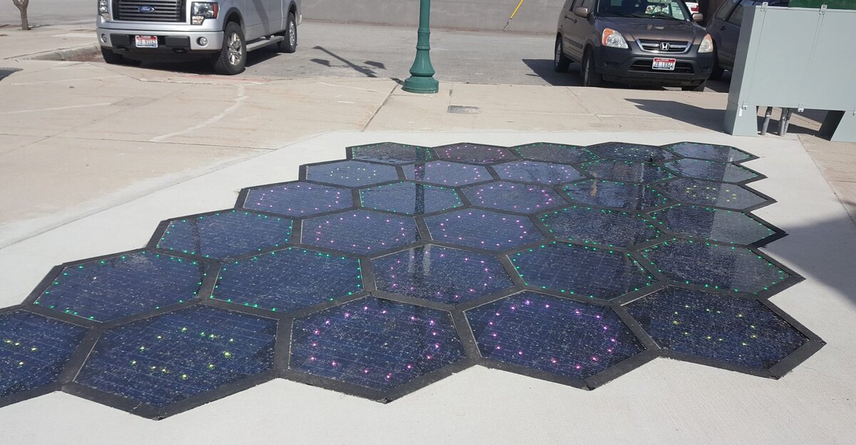 «солнечные дорожки» Solar Roadways