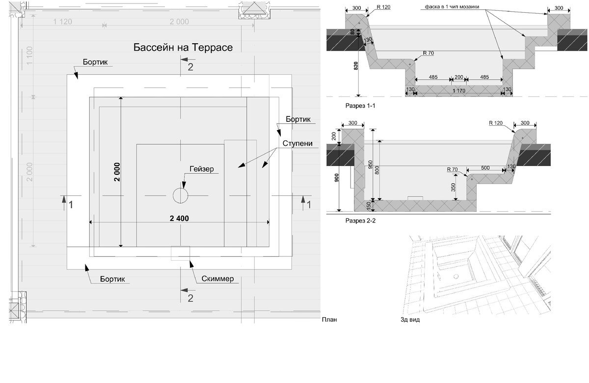 Бассейн на террасе. СПА-комплекс Маранелло 