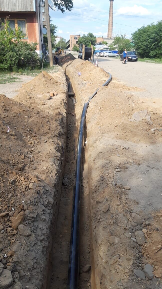 Укладка кабеля