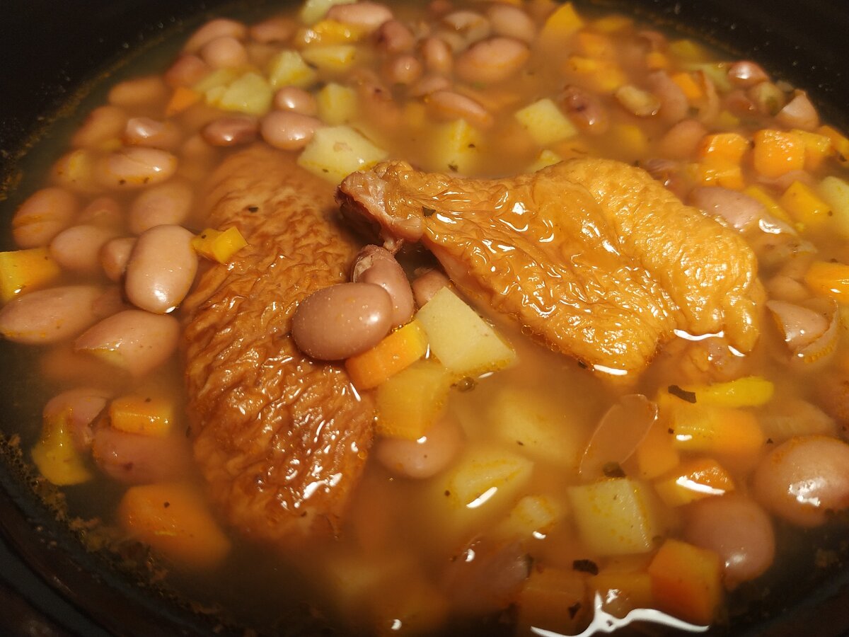 Суп с фасолью рецепт с фото