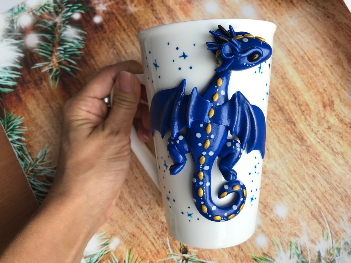 Дракон из полимерной глины