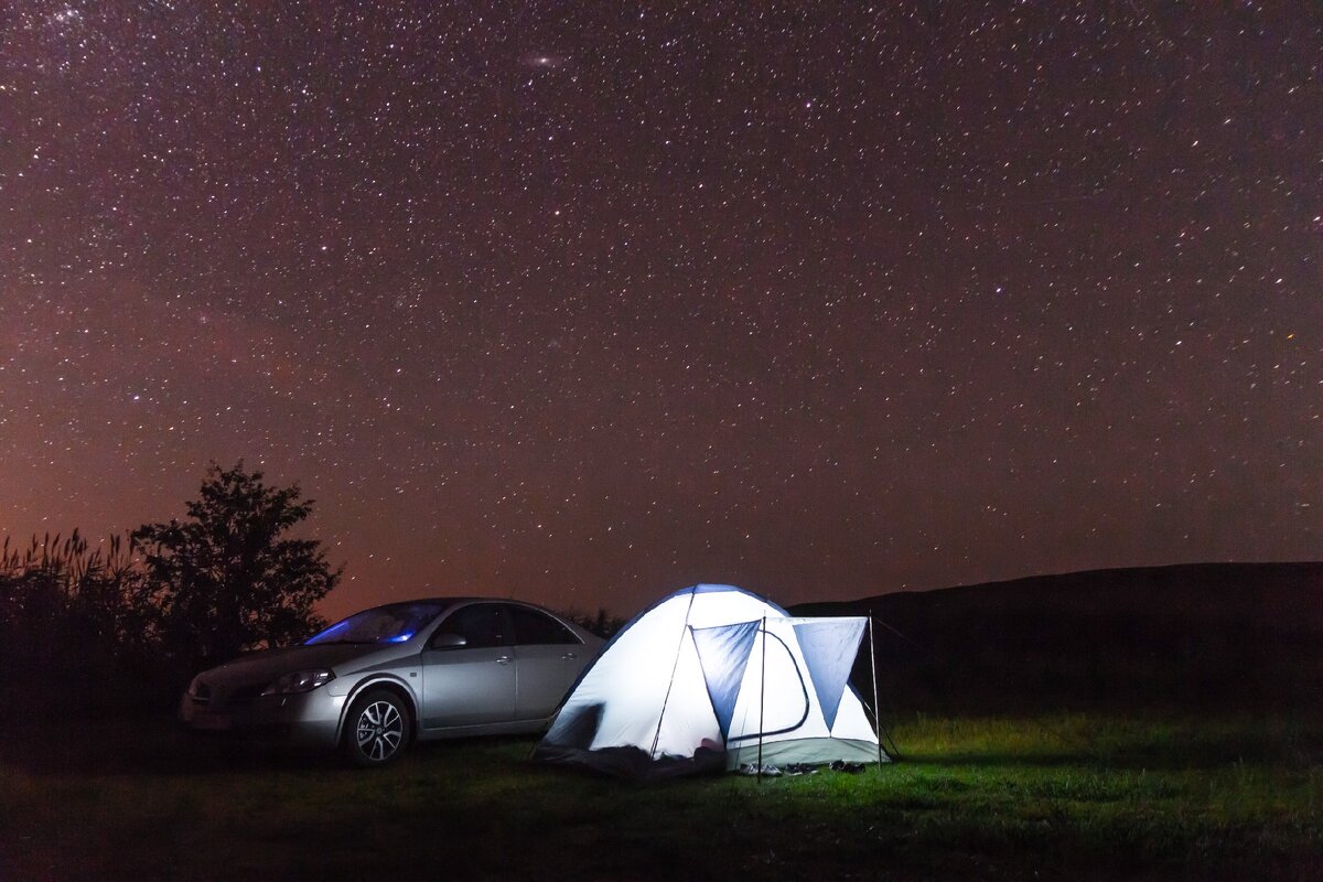 Ночное небо.