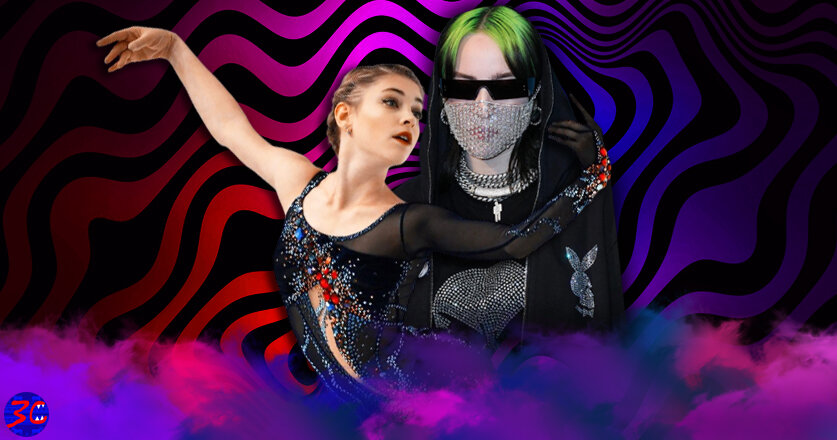 Алёна Косторная и Билли Айлиш (коллаж автора, источник - instagram.com/p/CHae8Pxp_mX/)