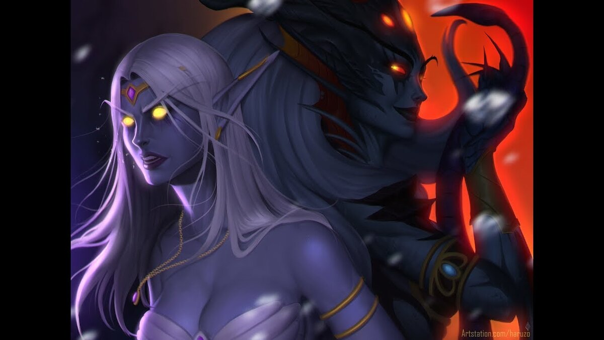 Азшара до и после проклятия 