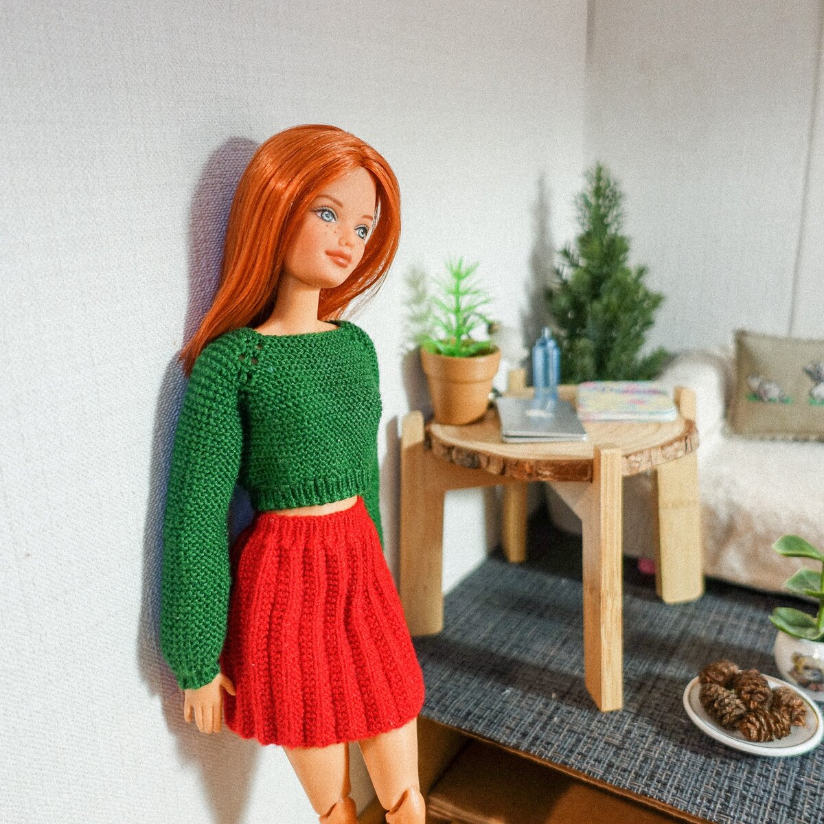 Комплект, связанный по моему мастер-классу.