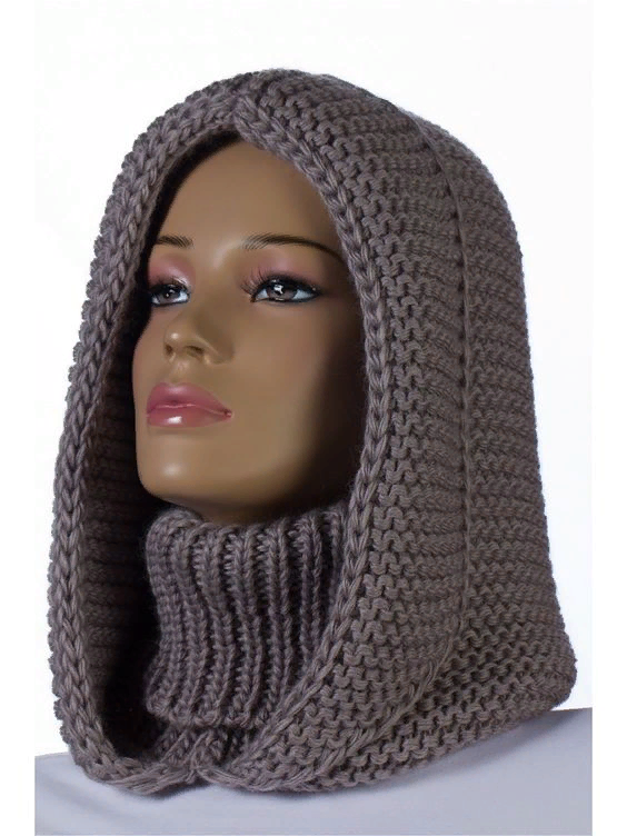 Шарф-капюшон спицами, 20 схем и описаний для вязания шарфа, Вязание для женщин
