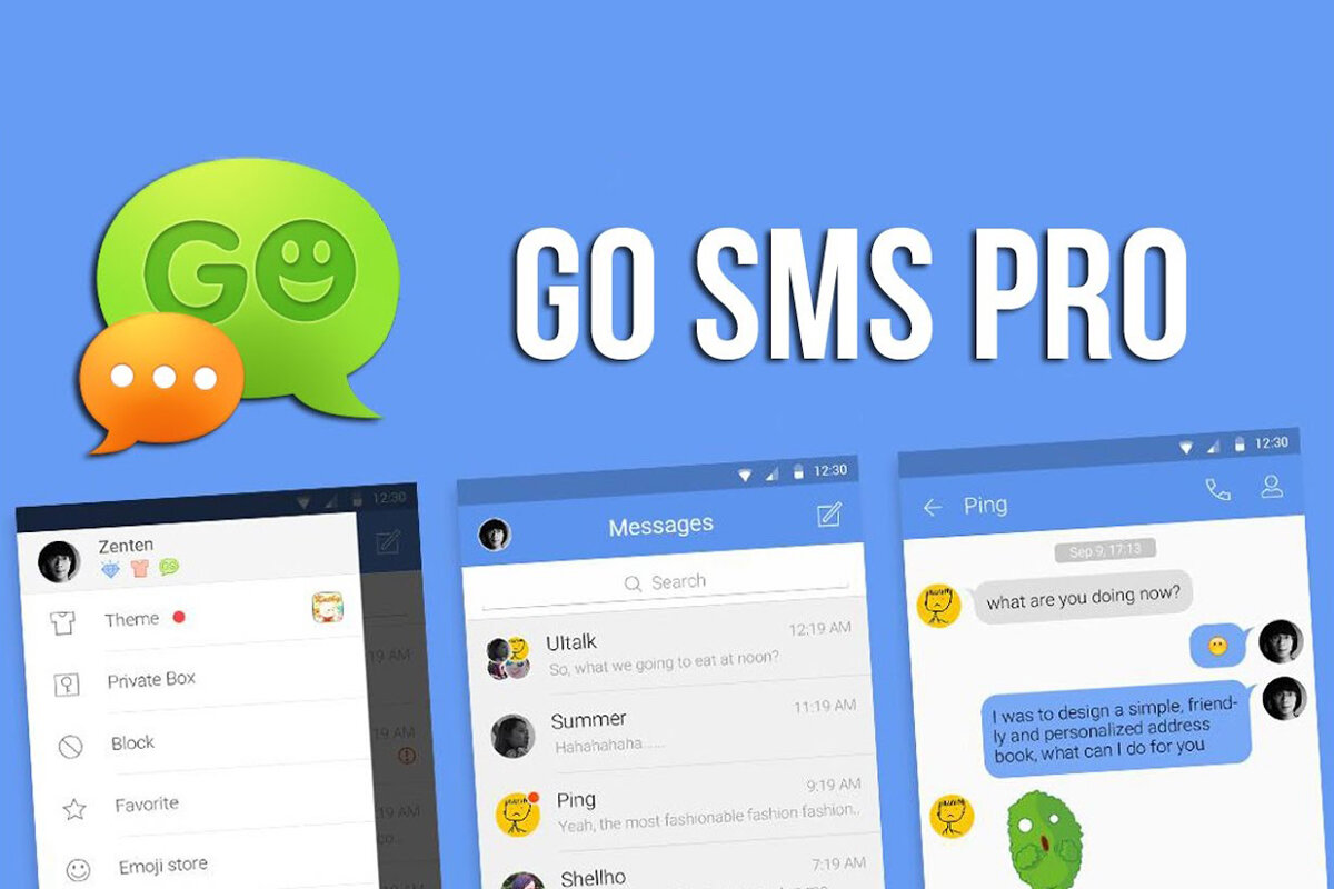 Message pro. Go SMS Pro. Go SMS. Лучший SMS мессенджер для андроид. Сообщение Pro v3.