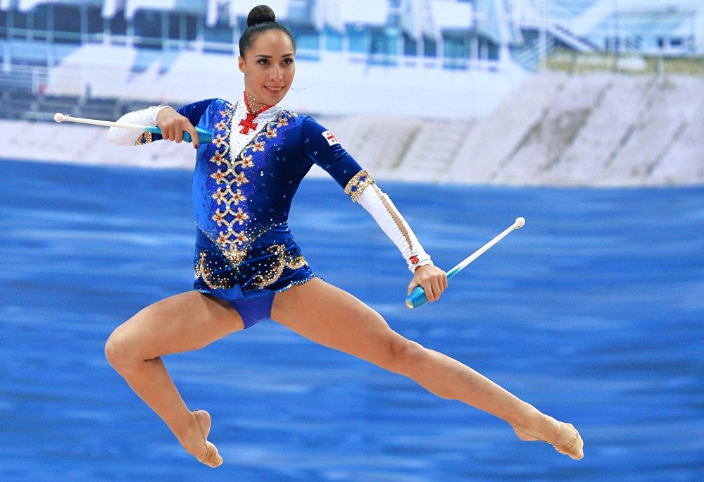 Фото взято из интернета. Саломе Пажава - гимнастка из Грузии