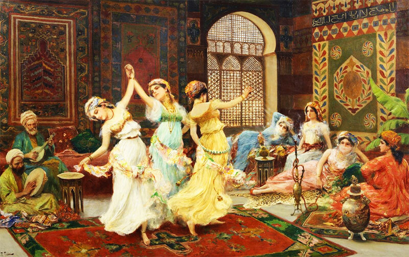 Танцы в гареме. Джудлио Розати.