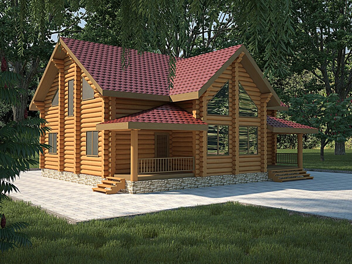 Двухэтажный, вместительный дом общей площадью 315 кв. м.