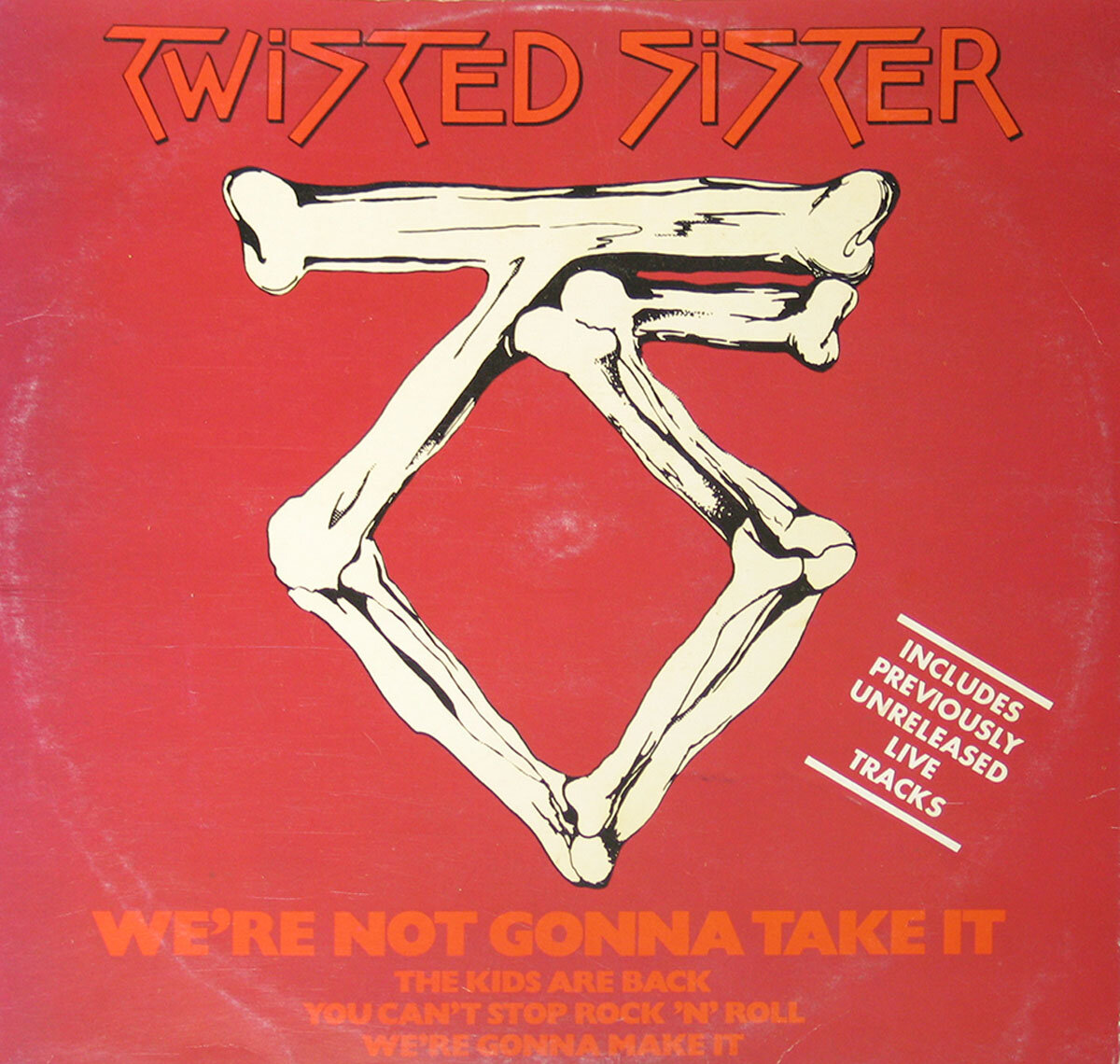 Обложка сингла "We're Not Gonna Take It" американской хэви-метал группы Twisted Sister