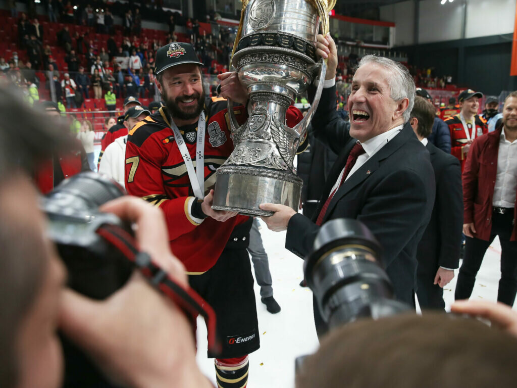 Илья Ковальчук и Боб Хартли. Фото: ХК «Авангард»