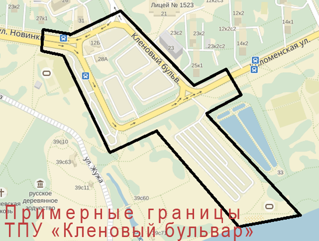 Карта москвы кленовый бульвар