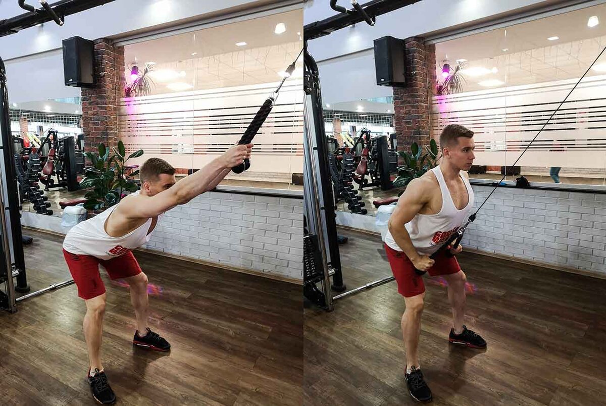 Straight Arm Pulldown упражнение