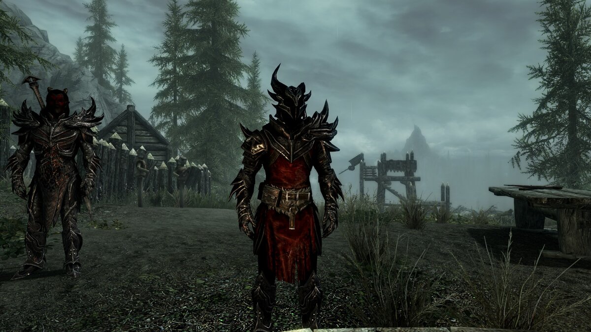 Альтернативная даэдрическая броня Skyrim AE