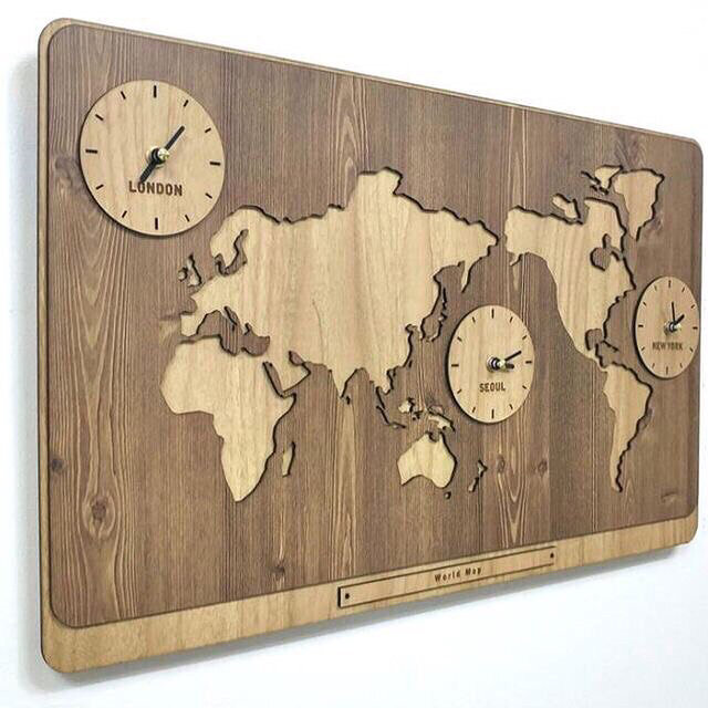 Настенная карта для декора