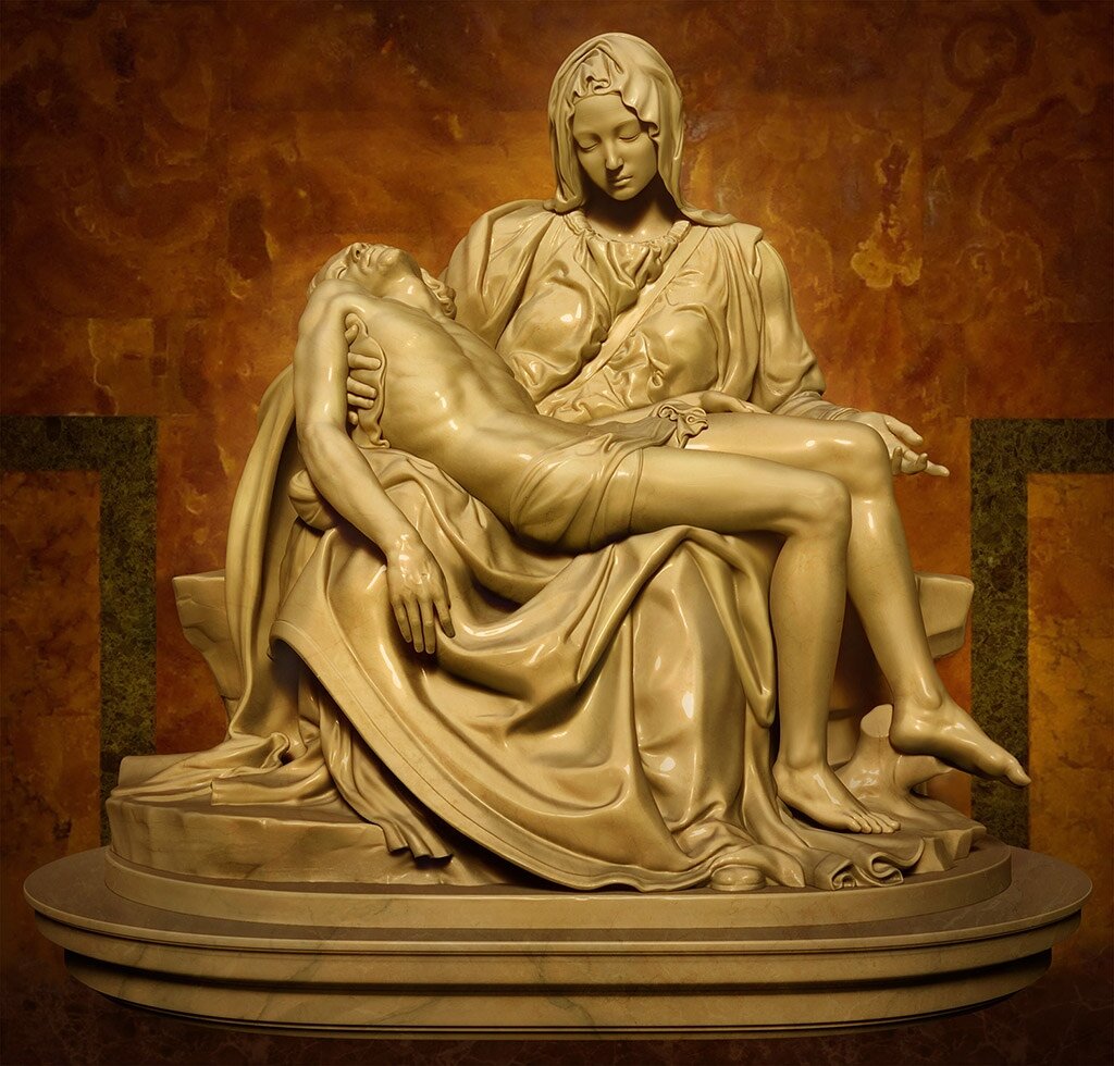 Статуя пьета микеланджело