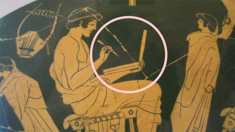 Древнегреческий ноутбук. Исходник - в свободном доступе.